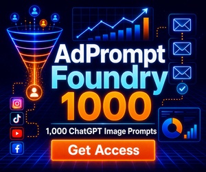 AdPrompt Foundry 300 by 250 banner