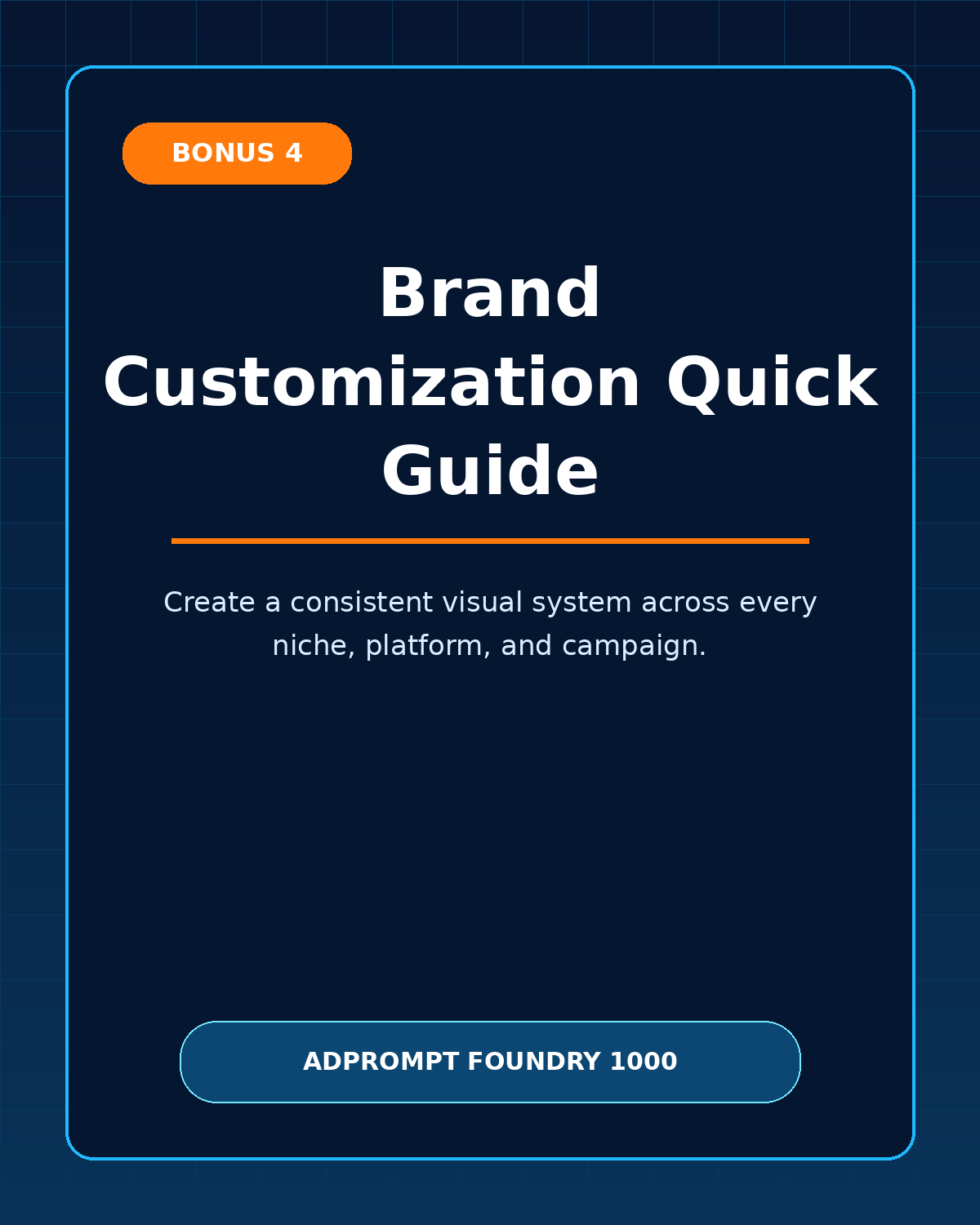 Brand customization guide bonus cover