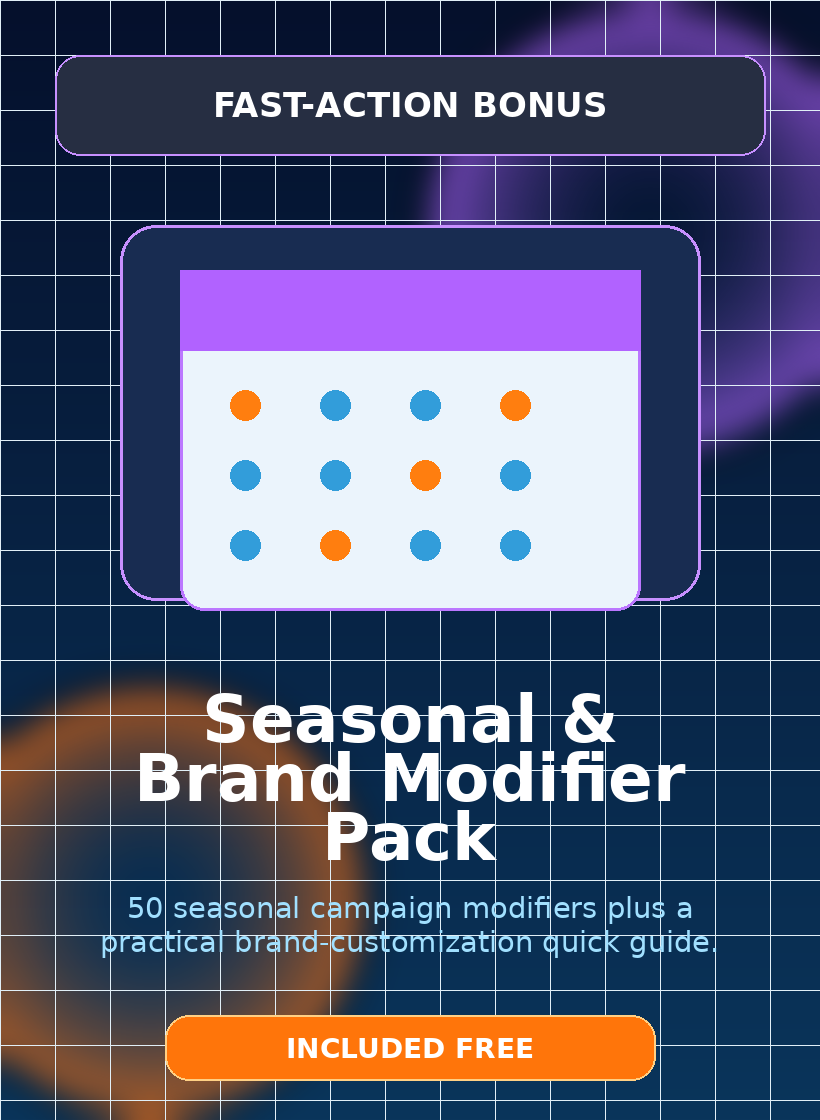 Seasonal campaign modifiers bonus cover