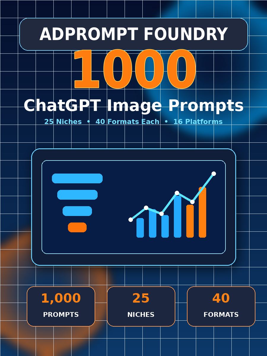 AdPrompt Foundry 1000 complete prompt library cover