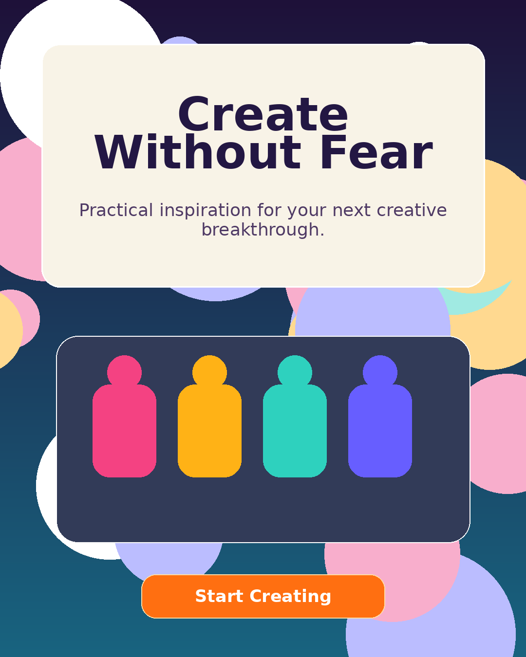 Art and creativity Instagram ad example