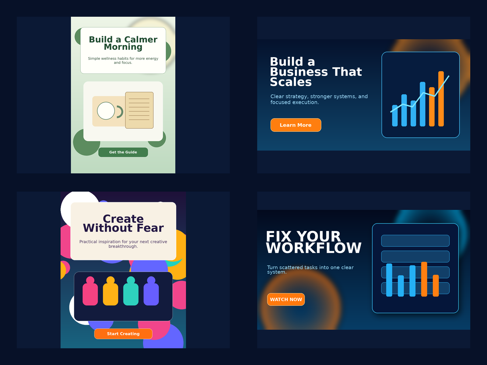 Gallery of additional advertising designs