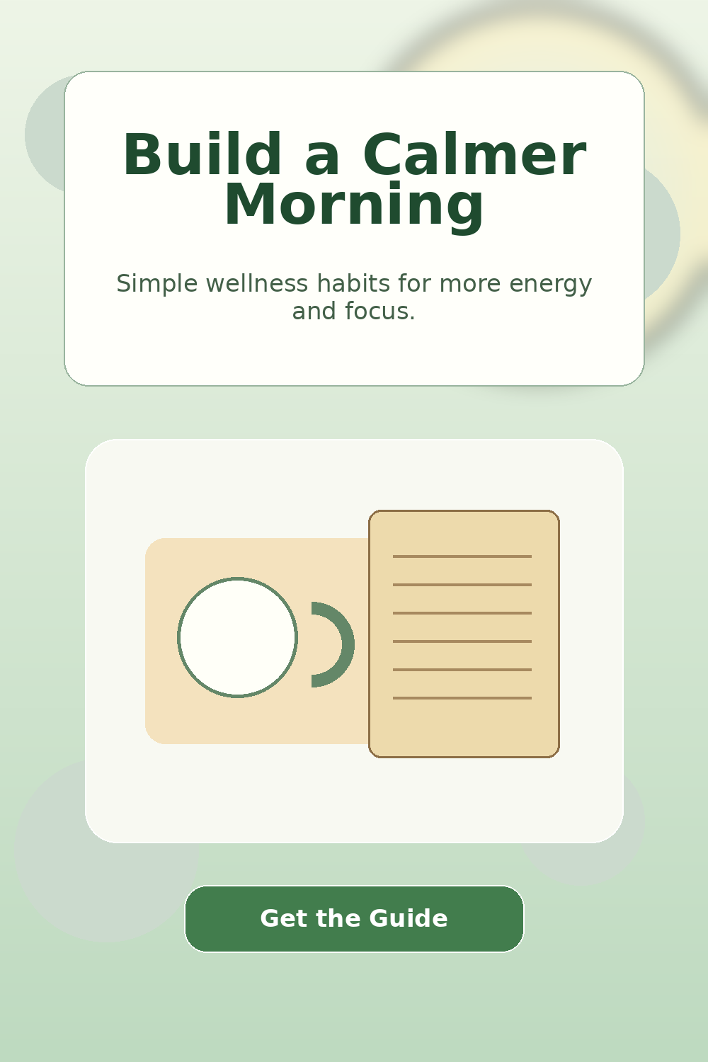 Health and wellness Pinterest ad example